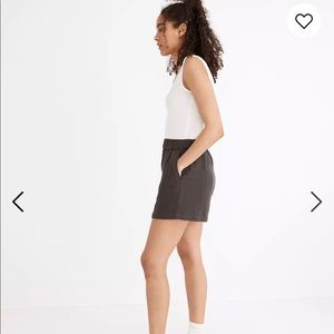 Madewell light spun easy pull on shorts